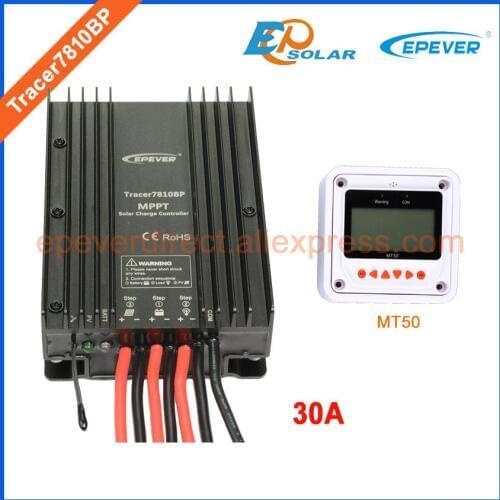 Portable battery charger solar panels 30A controller Tracer7810BP 12V/24V auto work MT50 meter,MT50 not for lithium battery