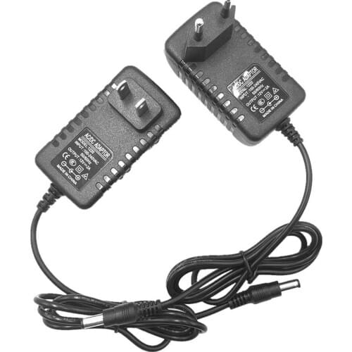12V 2A Regulated Power Supply Charger Adapter for Household Electronic Devices