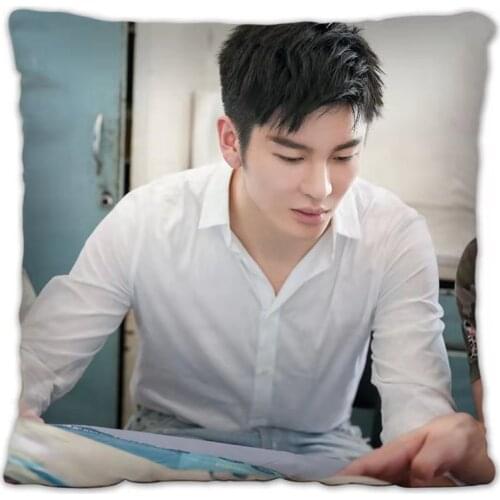 Romantic Stars Li Wenxiao Wang Jia Pillowcase Pretty Scholar Yu Lexuan Same Paragraph Star Photo Poster Cushion Cover Souvenir