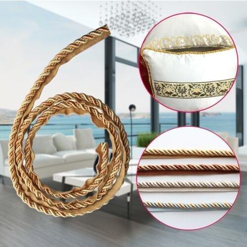 BEL AVENIR 1m European-style Cord Lanyard Clothesline Roller Rope Edging Curtain Sofa Cushion Pillow Lace Decorative Accessories