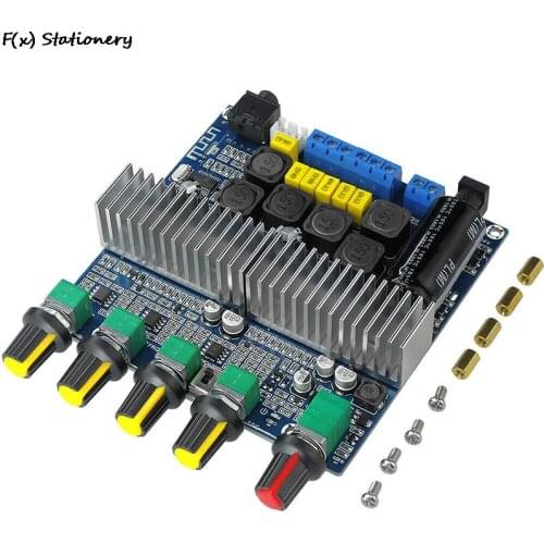 TPA3116 2.1 Subwoofer Bluetooth Amplifier Digital Audio Board 50W*2+100W Bass AUX For 2.1 Bluetooth Speaker DIY 2021 New