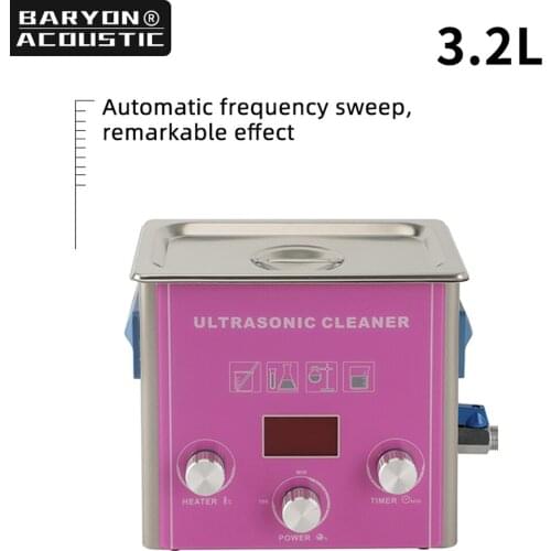 120W Ultrasonic Cleaning Machine 3.2L Degassing 40KHZ Jewelry Glasses Circuit Board Ultrasonic Cleaning Machine