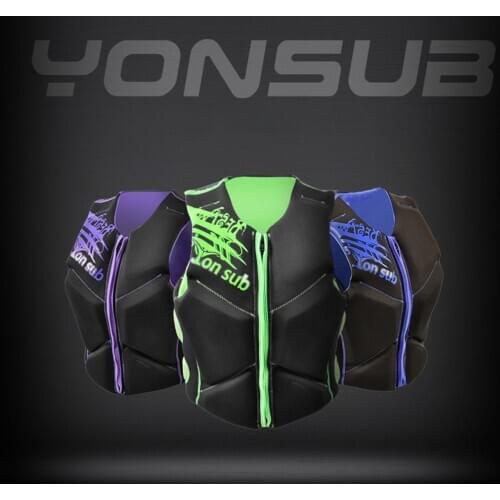 Yonsub Neoprene Life Jacket Adult Fishing Life vest Motorboating Surfing Drifting Buoyancy Life Jackets