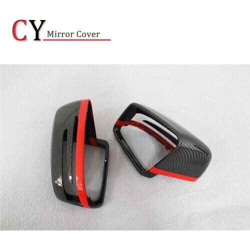 1Pair For Mercedes Carbon Mirror W204 W207 W212 W176 W218 W221 A C CLS E CLA Class Carbon Fiber Mirror Cover