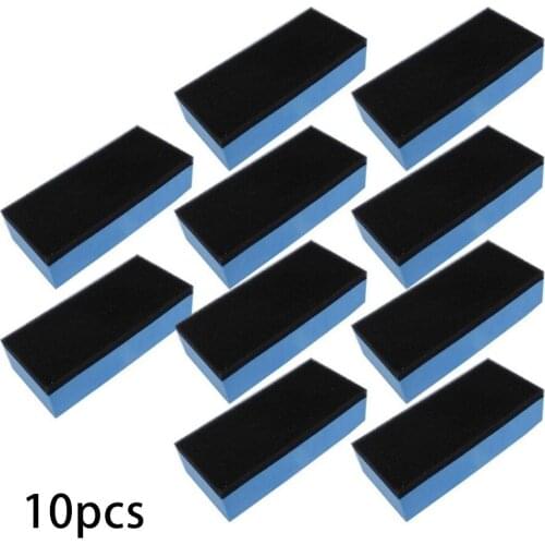 2/5/10/20Pcs Car Ceramic Coating Sponge Automobiles Glass Nano Wax Coat Applicator Pads Sponges For Auto Waxing Polishing