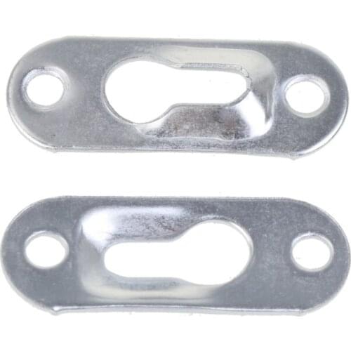 20pcs/Lot Metal Keyhole Hanger Fasteners for Picture Frames Mirrors Cabinet