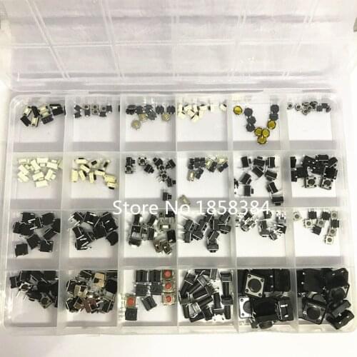 24models=240 pcs Tactile Push Button Switch Micro Switch for Car remote control