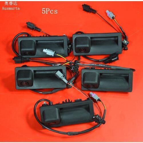 5 Pcs Superior quality 12V Parking RGB Reversing Video Camera For A4 A6 Q5 RNS510 RCD510 5ND 827 566 C 5ND827566C