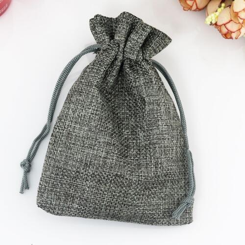 7x9cm(2.75"x3.54")100pcs Dark Grey Wedding Party Favor Decoration Candy Gift Pouch Bags Jewelry Wedding Candies Packaging