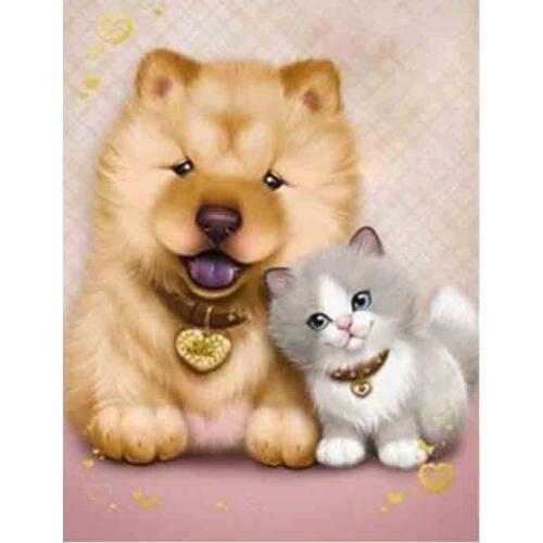 Kexinzu Full Square Round Drill 5D DIY Diamond Painting "Animal Dog" 3D Embroidery Cross Stitch Mosaic Home Decor Gift