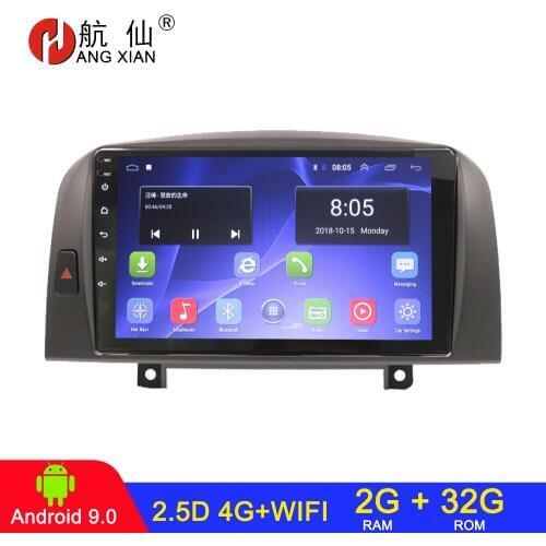 2G+32G Android 9.1 DSP IPS 2 din car radio car stereo For Hyundai Sonata NF 2004-2006 car audio Video player radio car audio