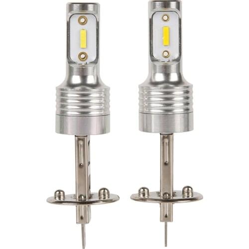 Car LED Bulbs 110W 8000LM 6000K DC 9V-32V 1860 SMD LED 2 Beads for Automobile Accessories High Low Beam Bulbs