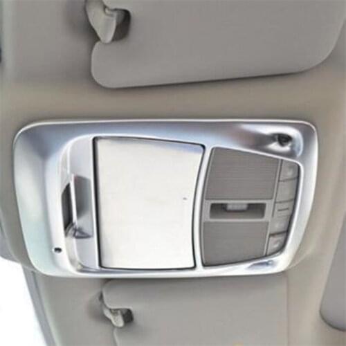 Abaiwai Car-Styling For Renault Koleos 2017 2018 Front Reading Light Lamp Cover Trims ABS Chrome Car Sticker Accssories