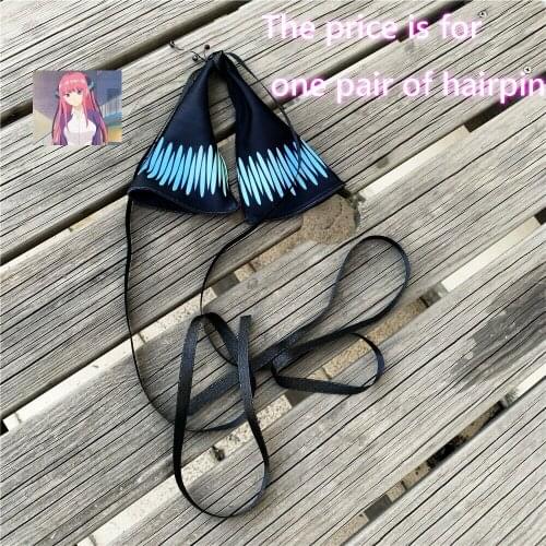 Bowknots Butterfly Hairpins Anime The Quintessential Quintuplets Gotoubun No Hanayome Nakano Nino Cosplay Costume 1 Pair Lolita