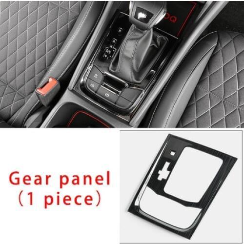 For Skoda KAROQ ABS chrome black Gear panel 1pc