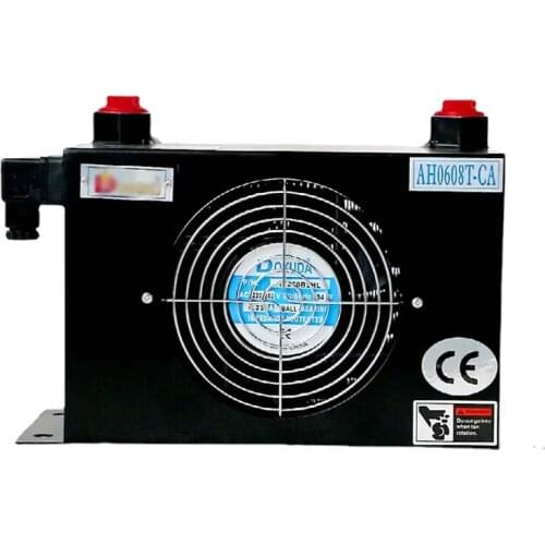 Hydraulic air cooler AH0608 aluminum alloy fin brazing radiator with truck crane truck cooler High quality Not easy to leak oil