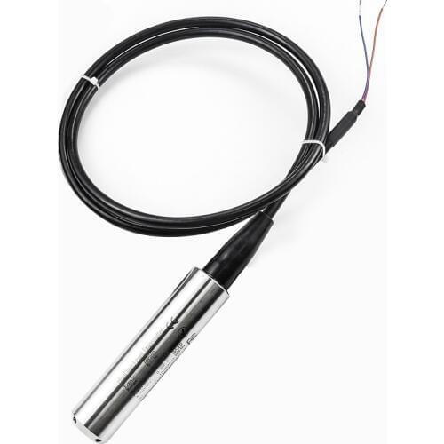 Hydrology Exploration 24VDC Submersible Water Level Pressure Transmitter Sensor Underwater Analog 4-20mA