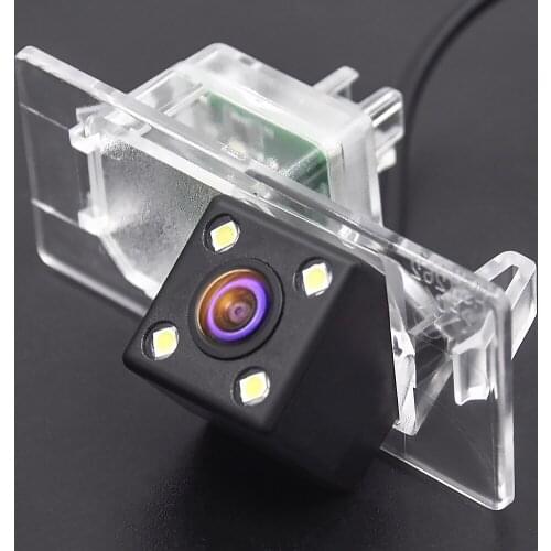 HD CCD Car Parking Camera For VW Volkswagen T6 Transporter/Caravelle/Multivan 2015~2019 License Plate Lamp Camera Car LED