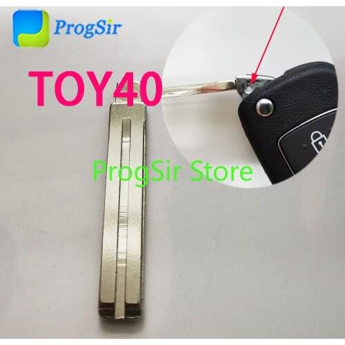 TOY40 Blade Fit for Genuine Remote Control For Hyundai IX45 New SantaFe