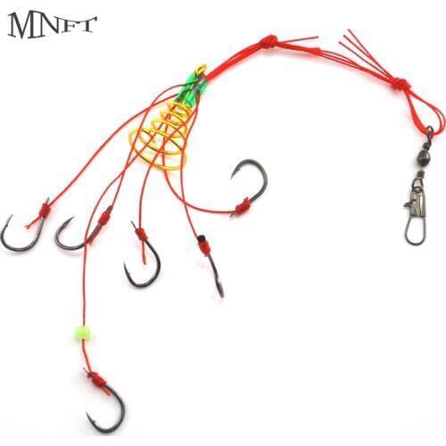 MNFT 4Set/Box Sharp Explosive Hooks High Carbon Steel Fishing Hook Set Sabiki Jig Hooks Hoos Size 6# 7# 8# 9# 10# 11# 12
