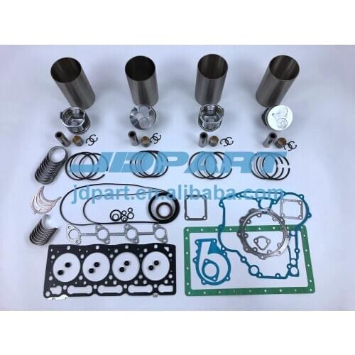 New V1505 complete overhaul kit STD with liner kit engine bearings overhual kit valve kit For Kubota