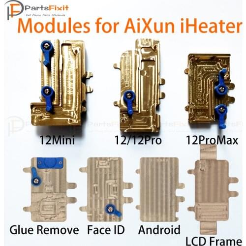 AIXUN iHeater Desoldering Station Modules For Face ID CPU Nand Glue Removal 12 12Pro 12MINI Motherboard LCD Bracket Removing