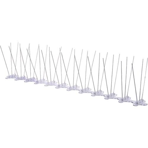 250cm Plastic Bird and Pigeon Spikes Anti Bird Anti Pigeon Spike for Get Rid of Pigeons and Scare Birds Pest Control