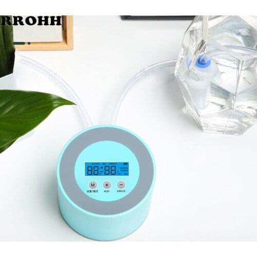 2020 LCD Garden Intelligent Automatic Watering-device Timer-system Drip-irrigation Water-pump Potted Plant Home Watering Kits