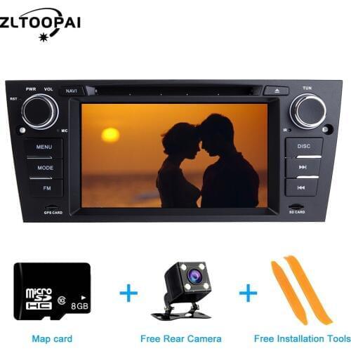 ZLTOOPAI Car Multimedia Player For BMW E90 E91 E92 E93 3 Series GPS Navigation Radio Stereo Audio Head Unit DVR USB Bluetooth