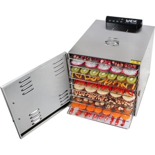 10 Trays Food And Fruit Dryer Household 220v/110v Dried Fruit And Vegetable Machine Stainless Steel