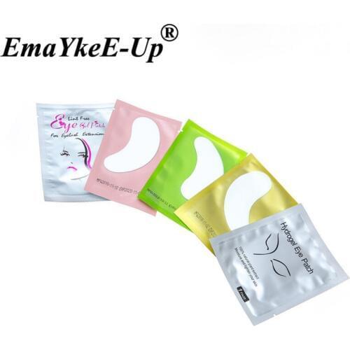 50pair New Paper Patches Under Eye Pads Extension Eyelash Pad Patch Eye Tips Sticker Wraps Makeup Tool(Pls Buy at least 20pairs)