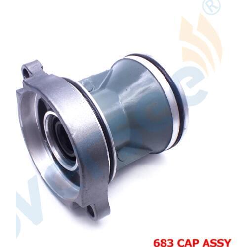 683-45361 6B4-45361 Gear Box Cap Assy With Bearing And Oil Seals For Yamaha 15HP 9.9HP 2 Stroke Outboard Motor