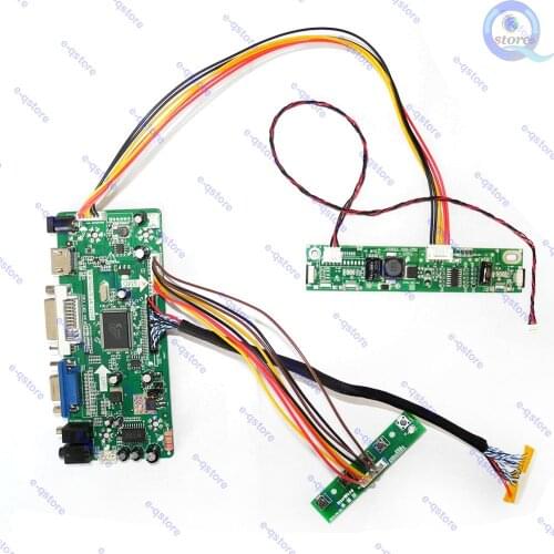 E-qstore:Convert LM230WF3-SLE1 LM230WF3(SL)(E1) Panel Screen to Monitor HDMI-compatible DVI VGA LCD/LED Lvds Controller DIY Kit