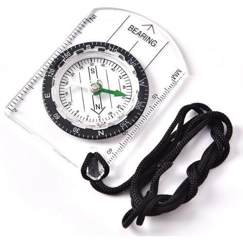 Outdoor Hiking Camping Survival Bussola Brujula Sext Compass Professional Mini Compass Map Scale Ruler Multifunctional Equipment