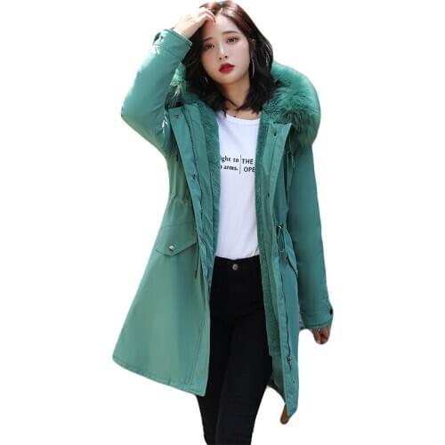 Pai overcome 2020 autumn winter jacket female new long Korean down cotton jacket woman thick loose warm cotton overcoat women