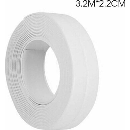 Bath Wall Sealing Strip Sticker Kitchen Caulk Tape Sink Basin Edge 3.2Mx2.2M Wall Tape For Bathroom Kitchen Home Decora Newly