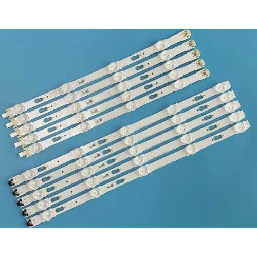 New 10 PCS/set LED backlight strip for samsung UN40JU6700 V5DU-400DCA-R1 V5DU-400DCB-R1 BN96-34792A 34791A S_5u75_40_FL_R05 L04