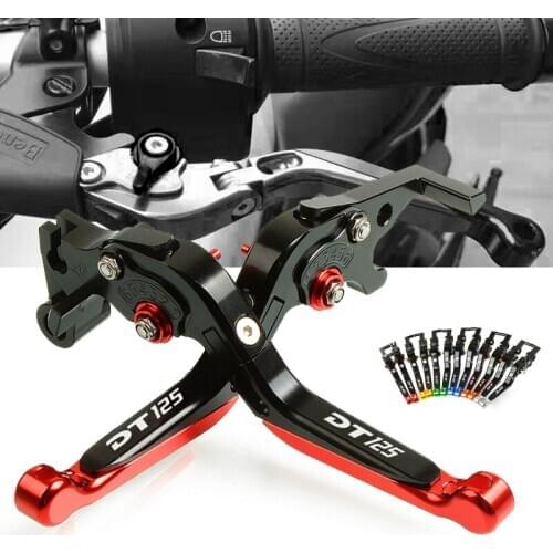 Motorcycle Brake Clutch Levers Adjustable For yamaha DT125R/DT125RL/DT125RE/DT125LC MK2 MK3/DT125RR DT125 DT 125 R RL RE LC RR
