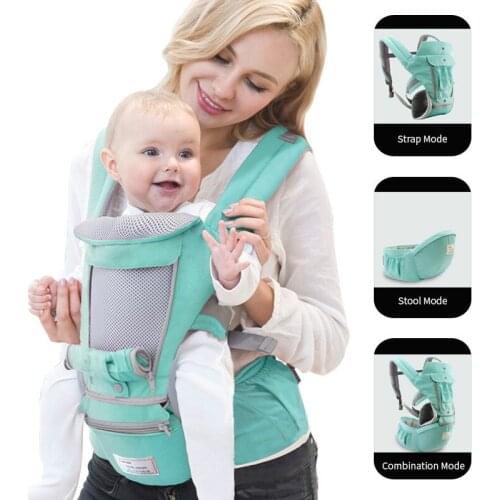 Baby Carrier Infant Ergonomic Hipseat Sling Front Facing Kangaroo Kids Four season Wrap Carrier for Baby Travel 0-36Months AEB01