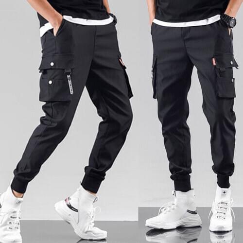 Hip Hop Sportswear Ankle-length Pants Casual Sweatpants Fitness Joggers Men Pants Street Trousers