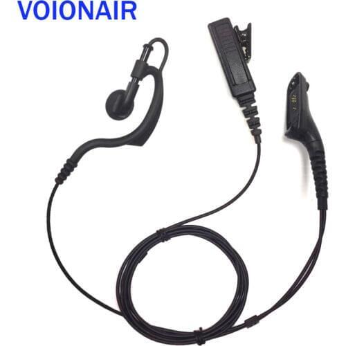 VOIONAIR 10pcs/lot G Style Ear Hook Earpiece Earphone Headset PTT Mic for Motorola XPR6550 XIR P8268 APX7000