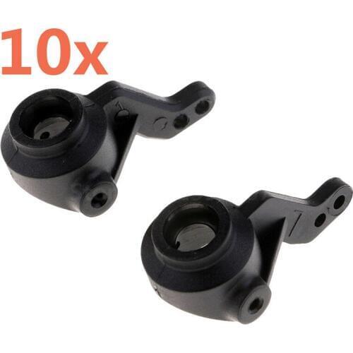 10 Pieces RC Cars HSP Spare Parts Steering Hub Carrier(L/R) 02014 Racing RedCat Accessories 102011 For 1/10 Remote Control Car