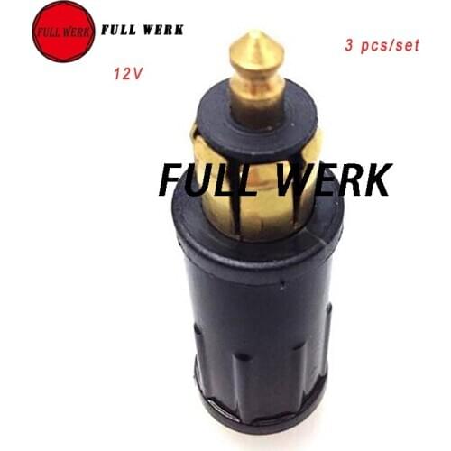 12V Motorcycle Power Plug Socket Connector Power Outlet for BMW-Style GS RT ADV Motorcyle Outlet Socket Set of 3 pcs