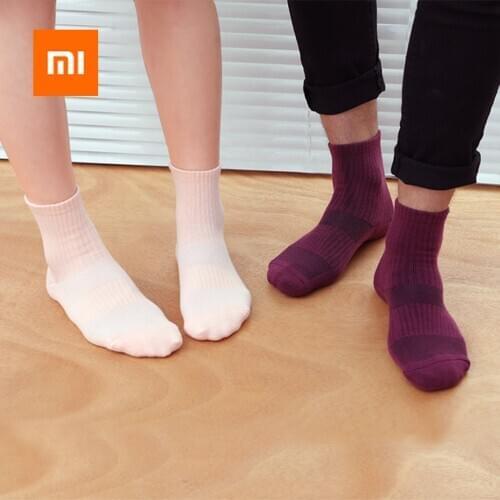 7Pairs Xiaomi 365wear 2-effect Deodorant Tube Socks Shock Absorption Cotton Soft Skin-friendly Breatheable Men Women Stockings