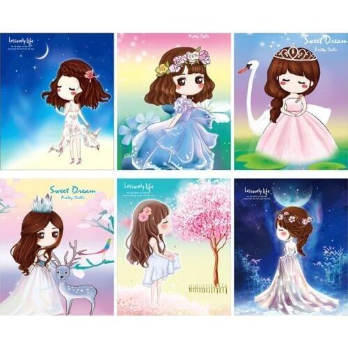 5D DIY Love little girls Diamond Painting Full Cartoon children New Sticking Drill Cross Embroidery simple Home Decorative