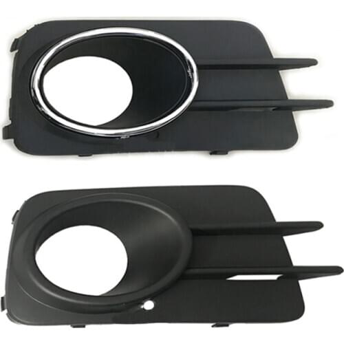 Auto Front Left Right Side Bumper Foglight Fog Light Lamp Grille Grill Cover for VW Tiguan 2010 2011 2012 5ND853665 5ND853666