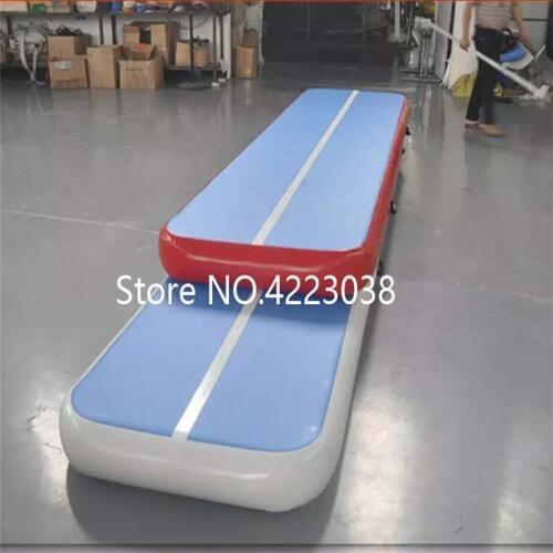Free Shipping 8*1*0.2m Inflatable Cheap Gymnastics Mattress Gym Tumble Airtrack Floor Tumbling Air Track For Sale