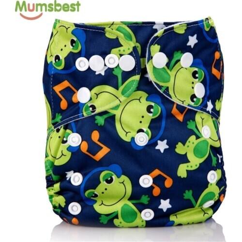 Baby Cloth Diaper Reusable Diapers Cover One AdjustableSize Adjustable Washable Baby Cloth Nappy Waterproof Breathable Nappies