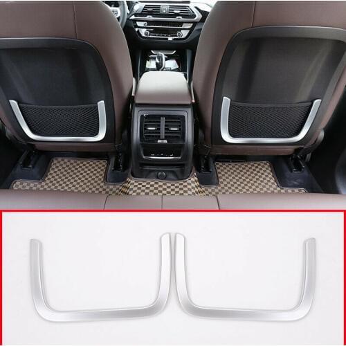 Chrome For BMW X3 G01 2018 X4 G02 2019Seat Net Decoration Frame Trim