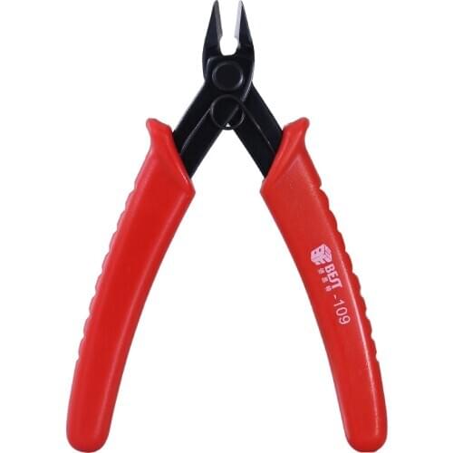 Mini 5 Inch Cutter Side Wire Portable Nipper Hand Tools Practical Red Handle Tool Electronic Diagonal Pliers